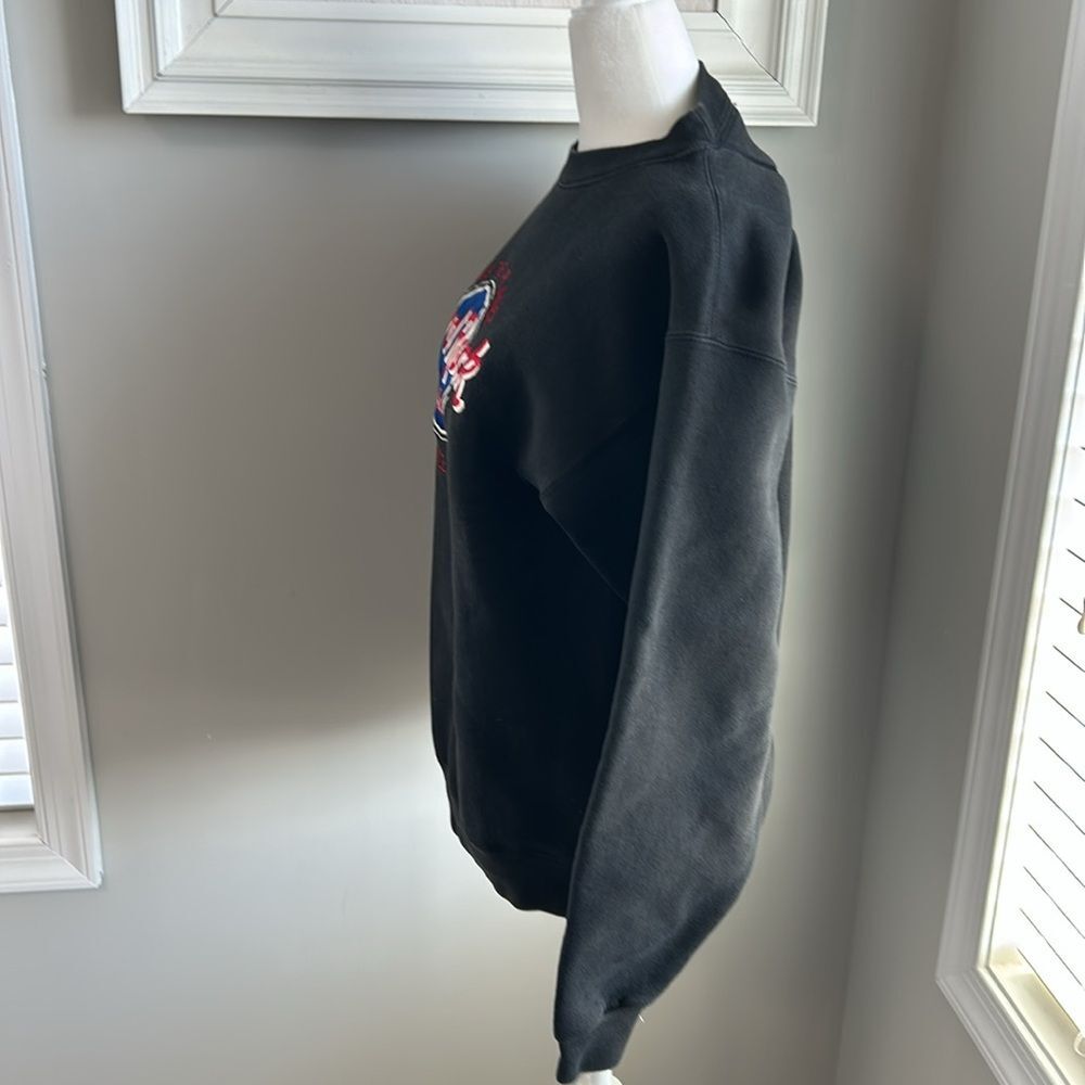 Vintage 90s Save the Planet Hard Rock Cafe Black Myrtle Beach Sweatshirt - Picture 4 of 7
